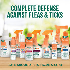 TropiClean — shampoo antipulgas y garrapatas para perro, fórmula máxima, 592 ml