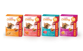 Catit Creamy — puré cremoso para gato en tubo, pollo e hígado, 50 piezas