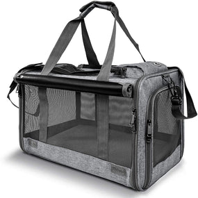 GAPZER — transportadora de tela para gato grande de hasta 9 kg, 46 x 30 x 30 cm