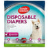 Simple Solution — pañales desechables para perra, talla XXL, 30 piezas