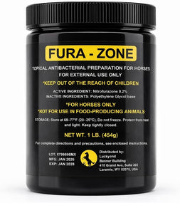 Ungüento tópico con nitrofurazona para caballo — 454 g