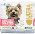 Paw Inspired — pañales desechables para perra, talla extra chica, 32 piezas