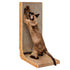 EHEYCIGA — rascador de cartón en L para gato, 68 cm, café