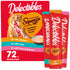 Delectables Squeeze Up — puré cremoso para gato en tubo, variado, 72 tubos de 14 g