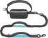 Correa con bolso para perro, tamaño M/ L, negro 