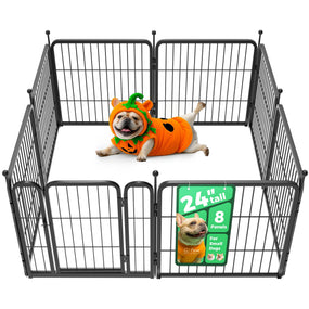 FXW Rollick — corral plegable para perro, 8 paneles, 61 cm de alto