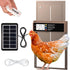 Puerta automática solar para gallinero con temporizador y sensor de luz