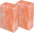Himalayan Salt Block – 8X4X2 2-Pack – 100% Natural Mineral Salt Lick for Horses, Cows, Goats & Sheep – Animal Feed Supplement, Long-Lasting Salt Chunks