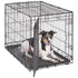 MidWest iCrate — jaula plegable de una puerta para perro mediano, 77 x 49 x 55 cm