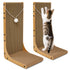 Markarbarka — rascadores de cartón en L para gato, 60 cm, 2 piezas
