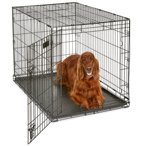 MidWest iCrate — jaula plegable de una puerta para perro grande, 108 x 72 x 77 cm