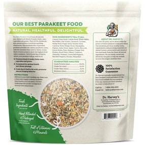 Dr. Harvey's — Alimento para periquito con semillas, nueces y frutas, 1.81 kg