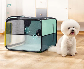 Caja de secado de pelo para mascotas