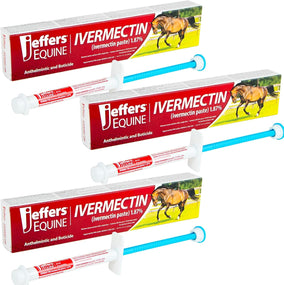 Gel desparasitante de ivermectina sabor manzana — 3 jeringas