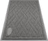 Pawkin Cat Litter Mat, Patented Design with Litter Lock Mesh, Extra Large, Durable, Easy to Clean, Soft, Fits under Litter Box, Litter Free Floors, Gray