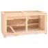 Jaula para hamster de madera de dos niveles
