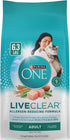 Purina ONE LiveClear alimento seco para gato — reduce alérgenos, 2.86 kg