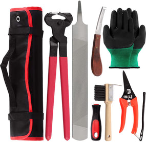 Kit de herramientas profesionales para herrador, 8 piezas