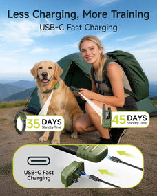 Dog Shock Collar - 4500FT Dog Training Collar with Remote for Dogs 10-120Lb