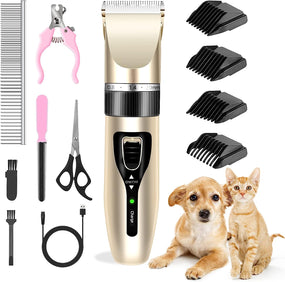 Cortadora recargable para perros y gatos