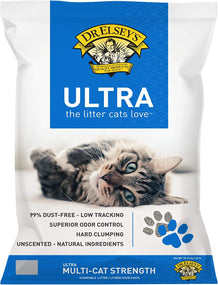 Dr. Elsey's - Arena para gatos Ultra. Versión original. 40 lb