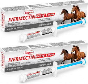 Ivermectina en pasta 1.87% sin sabor — 2 jeringas