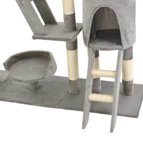 Árbol Rascador para Gatos con Postes de Sisal 230 - 250 cm