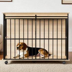 Jaula tipo mueble para perro grande