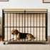 Jaula tipo mueble para perro grande