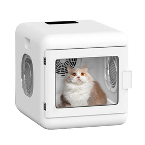 Caja secadora de pelo para mascotas