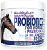 Healthygut™ Probiotics for Horses Dietary Supplement, All-Natural Digestive System Maintenance Formula (30 Days)