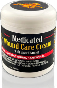 Medicated Wound Cream for Horses, Dogs, Rabbits - Hot Spot Treatment Ointment - Dog Hot Spot Remedy & Paw Care - Non Greasy (1)