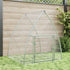 Conejera plateada galvanizada
