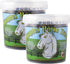 with Pill Dimples - Pack of Two 3Lb Tubs (6Lbs Total) of Usa-Made Horse Cookies with Beet Pulp - Tasty, Healthy, & Organic Treats - Equine Pill Dimples for Meds